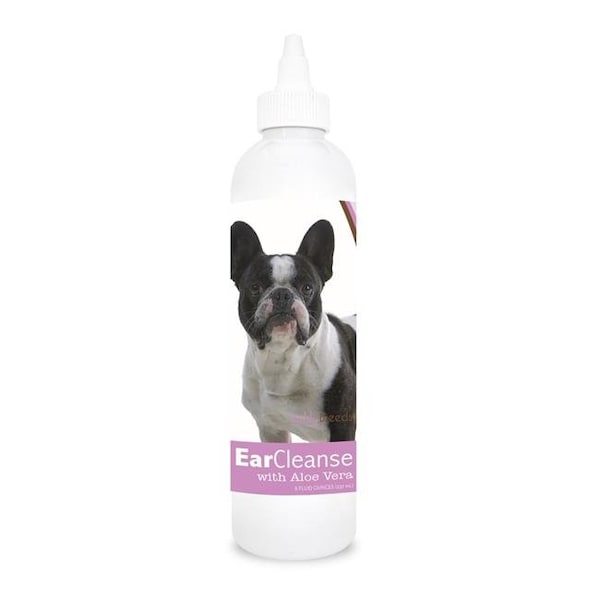 Healthy Breeds 840235107088 8 oz French Bulldog Ear Cleanse with Aloe Vera Sweet Pea & Vanilla 840235107088 - main
